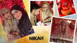 Sahar & Ariz wedding highlights | nikah | Muslim wedding | saharafsha, sanakhan, wedding | nikah