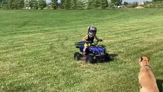 Rosso Motors  EQuad X800W Utility ATV 4 Wheeler for Kids 1 Year Review!!