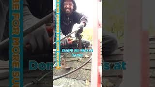 Cutting the Main Electric Lines Myself