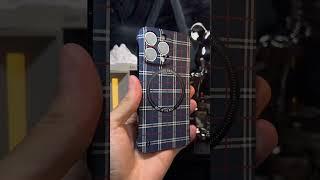 Frameless cooling case? ! Light luxury plaid design!!  SK TECH  #shorts