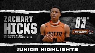2024 Zachary Hicks | 6'3" - FWD | Junior Highlights