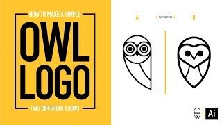 Creating Geometric Owl Logos in Illustrator.