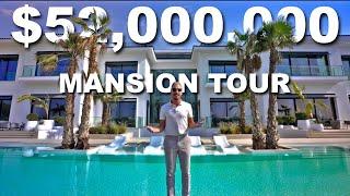 Touring a $52,000,000 Luxury MEGA MANSION in the DUBAI Hills