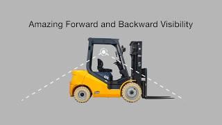 UN 3T diesel forklift features display