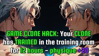 GAME CLONE HACK: your CLONE has TRAINED in the training room for 12 hours - PHYSIQUE +20