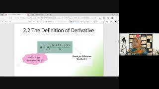 MAT421: 2.1-2.3 Tangent Line, Definition of Differentiation