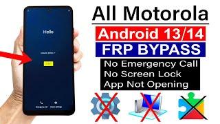 All Moto Android 12/13/14 : Google/ FRP Bypass - NEW EASY TRICK (Without PC)