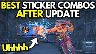 BEST STICKER COMBOS After NEW STICKER UPDATE (FUNNIEST CS2 STICKER CRAFTS)