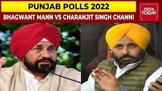 AAP CM Face Bhagwant Mann Challenges Punjab CM Charanjit Singh Channi To Fight Against Him