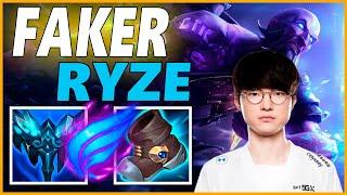 FAKER RYZE MID GAMEPLAYSEASON 12 LEAGUE OF LEGENDS