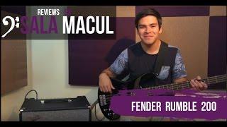 Reviews en Sala Macul // Fender Rumble 200