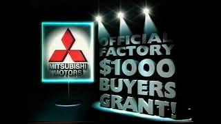 Sunshine Coast Mitsubishi '$1,000 Buyers Grant' - 30sec TVC, Thursday August 31st 2000