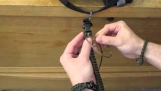 How to tie a 2 color paracord bracelet without melting the cords together