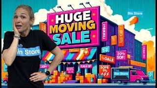 Huge Moving Sale Don’t miss out #binstore