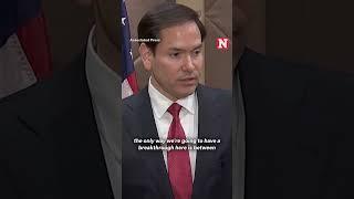 Rubio Says ‘Only Way’ For Ukraine Deal ‘Breakthrough’ Is Between Trump And Putin