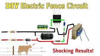 DIY Electric Fence Circuit That Actually Works! Shocking Results!
