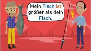 Learn German A1 | Grammar: increase adjectives | Vocabulary: compare and describe