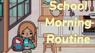 Toca Boca || School morning routine 