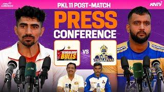 PKL 11 M34 | Bengaluru Bulls vs Tamil Thalaivas Press Conference ft. Randhir Singh Sehrawat & Sahil