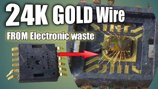 24K GOLD BONDING WIRE | HOW TO FIND GOLD BONDING WIRE IN ELECTRONIC? | RECOVERY GOLD