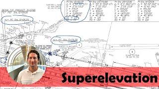 Highway Design Plans | Finding Superelevation on Horizontal Curve