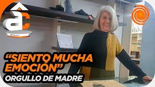 La emoción de la mamá de Jorge Cuadrado en el día de su despedida de Arriba Córdoba