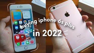 buying iPhone 6s Plus in 2022 + accessories unboxing 