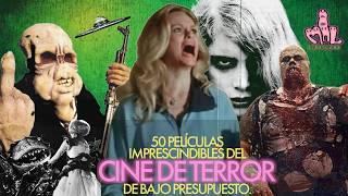 50 PELÍCULAS IMPRESCINDIBLES DEL CINE DE TERROR DE BAJO PRESUPUESTO.