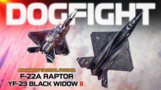 Advanced Tactical Fighter Program | YF-23 Vs F-22 Raptor DOGFIGHT | Digital Combat Simulator | DCS |