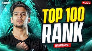 ULTIMATE ROYAL TOP 100 HACKER'S LOBBY - LIVE RANK PUSH IN BGMI