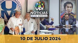 Noticias al Mediodía en Vivo  Miércoles 10 de Julio de 2024 - Venezuela