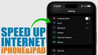 How to SPEED UP WiFi & Cellular Data on Any iPhone (iOS 18.1)