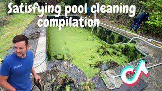 Satisfying pool cleaning compilation