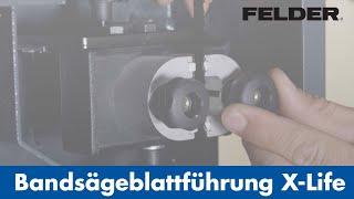 Keramik Bandsägeblattführung X-Life® von Felder® | Felder Group