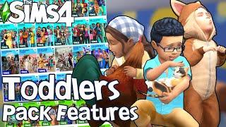 The Sims 4: ALL Toddler Features on ALL PACKS!