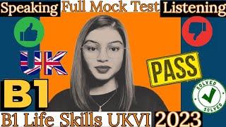 Full Test IELTS B1 Life Skills Speaking & Listening || Recent Exam Topics   2023 || All Parts  Q &A