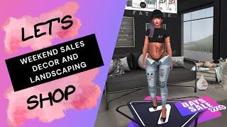 Let's Shop! Second Life Weekend Sales for Decor and Landscaping Items in SL 9/25/21