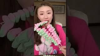 eating marshmallows eating | Satisfying with eating marshmallows eating |  #shorts