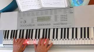 LNP Cover ~ Prelude in C ~ J S  Bach ~ LetterNotePlayer ©