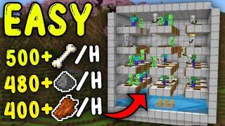 EASIEST MOB XP Farm Minecraft Bedrock 1.21!