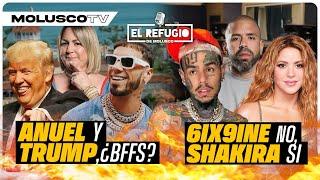 6ix9ine lo critican y a Shakira NO" Debate entre Molusco y Ali / Anuel y Trump BFF/ Maripily Soltera