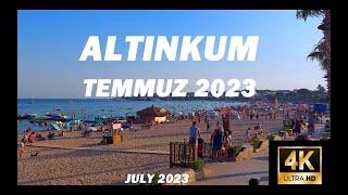 Didim Altınkum Plajı Temmuz 2023  Beach Walking Tour in Turkey July 2023 #turkeybeach#türkeiurlaub