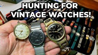 Hunting for Vintage Watches at Estate Sales - Mail Day Unboxing!