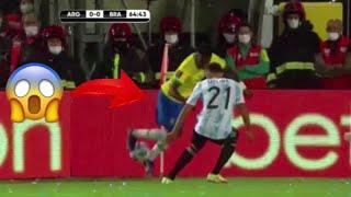  VINICIUS DÉTRUIT UN JOUEUR ARGENTIN !!!! ARGENTINE - BRÉSIL (0-0) ! 