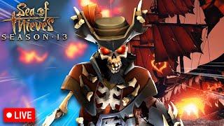 NEW SEASON 13 UPDATE | 3X PLUNDER PASS GIVEAWAY | Sea of Thieves LIVE