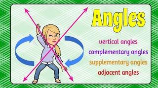 Vertical, Complementary & Supplementary Angles | 7.G.B.5 | Grade 7 Math 