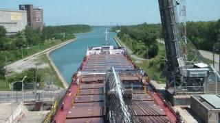 Great Lakes Sailing - Welland Canal HD time-lapse