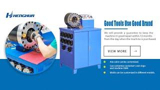 How to Use Hydraulic Hose Crimping Machine With Fast Die Change Tool - Press Hydraulic Hose Machine