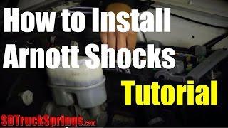 How To Install Arnott Shocks - Tahoe Shocks, Escalade Shocks, Yukon Shocks, Tutorial and Review