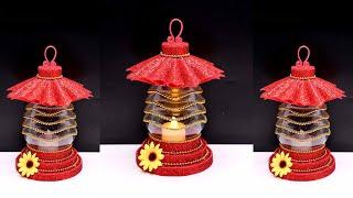 DIY Lantern from Plastic Bottle | Tealight from Waste Plastic Bottle | Lentera dari Botol Plastik